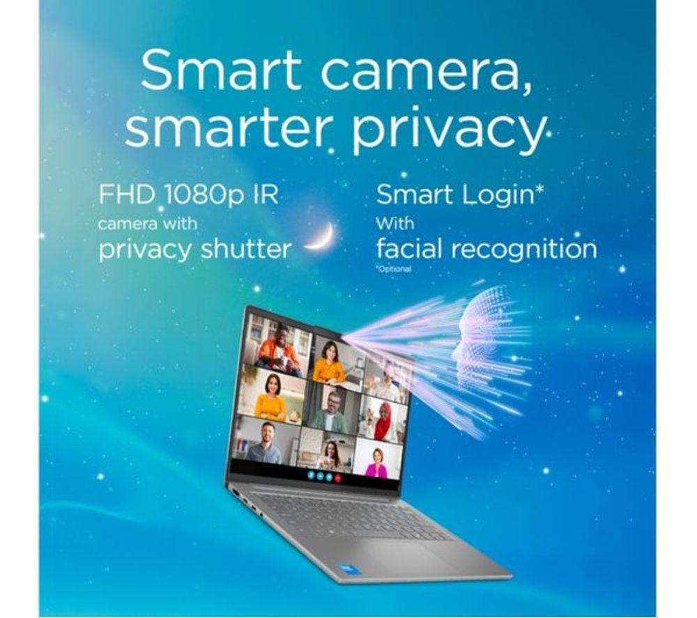 LENOVO IdeaPad Slim 5 14" Refurbished Laptop - Intel&reg; Core&trade; i5, 512 GB SSD, Luna Grey (Very Good Condition) image number 12 of 13