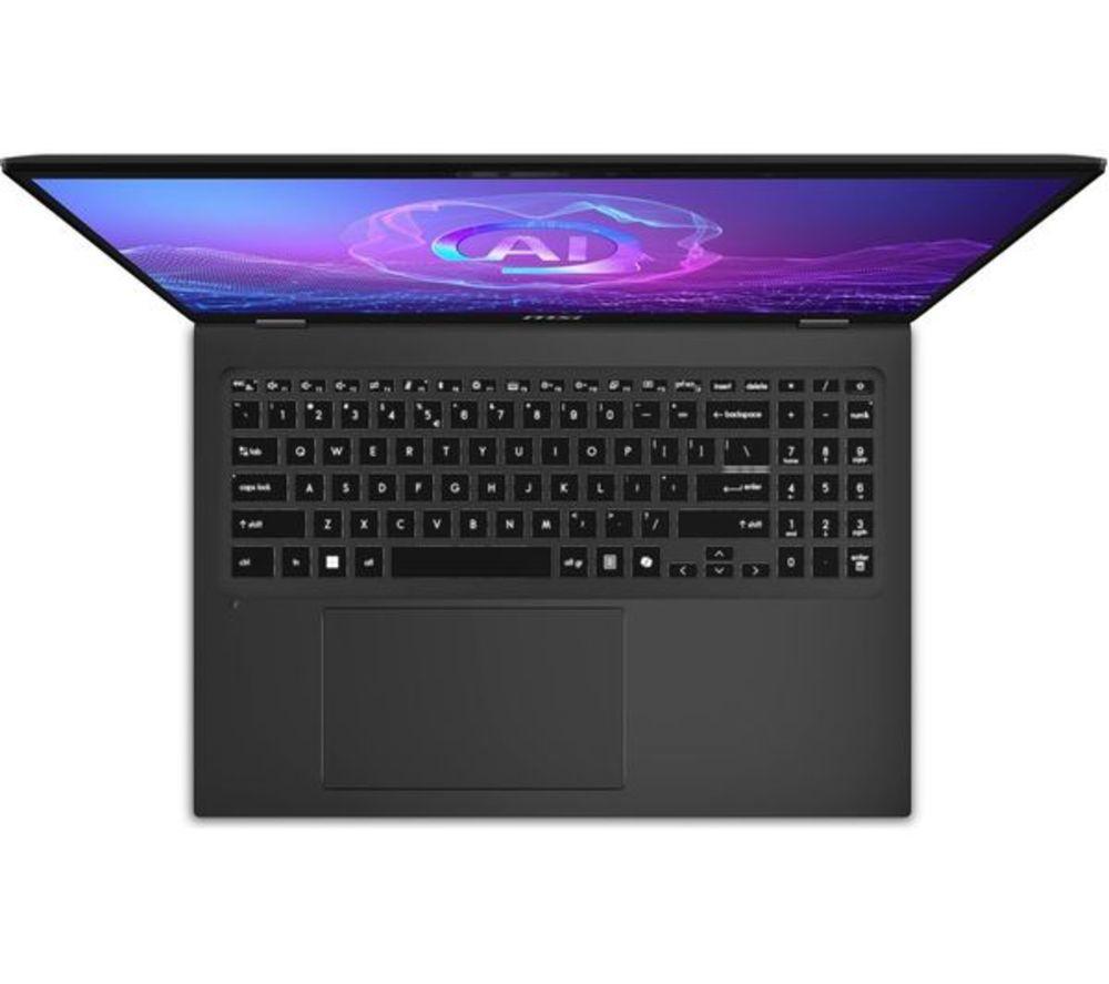 MSI Prestige 16 AI+ Evo 16" Refurbished Laptop - Intel&reg; Core&trade; Ultra 9, 1 TB SSD, Stellar Grey (Very Good Condition) image number 2 of 4