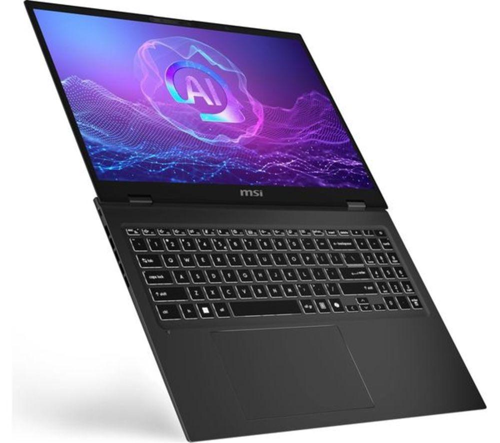 MSI Prestige 16 AI+ Evo 16" Refurbished Laptop - Intel&reg; Core&trade; Ultra 9, 1 TB SSD, Stellar Grey (Very Good Condition) image number 3 of 4