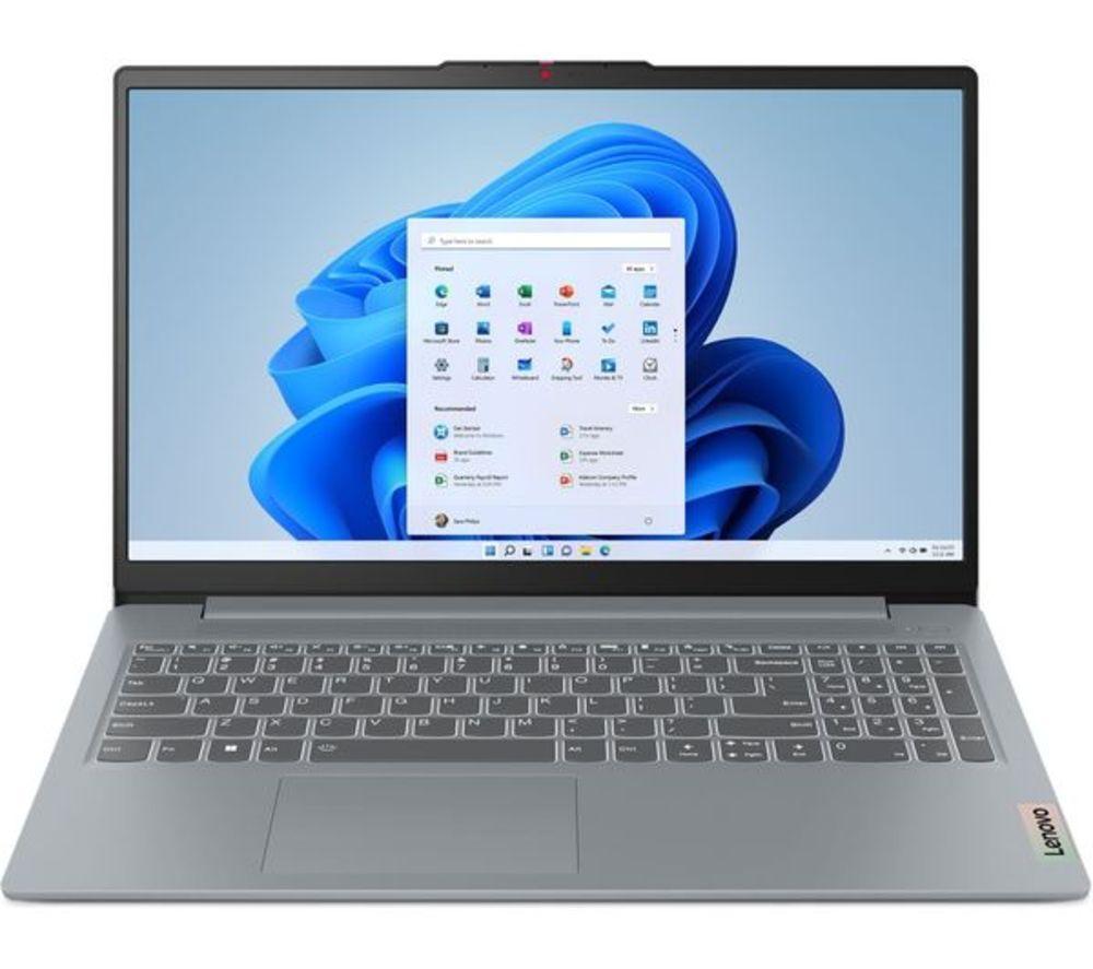 LENOVO IdeaPad Slim 3 15.6" Refurbished Laptop -  Intel&reg; Core&trade; i5, 256 GB SSD, Arctic Grey (Very Good Condition) image number 2 of 4