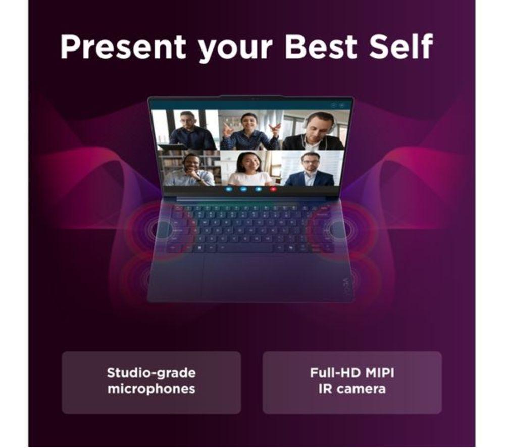 LENOVO Yoga Slim 7 14.5" Refurbished Laptop, Copilot+ PC - Snapdragon X Plus, 1 TB SSD, Cosmic Blue (Very Good Condition) image number 12 of 14