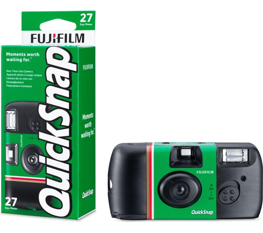 INSTAX QuickSnap V400 Disposable Camera - Green & Black