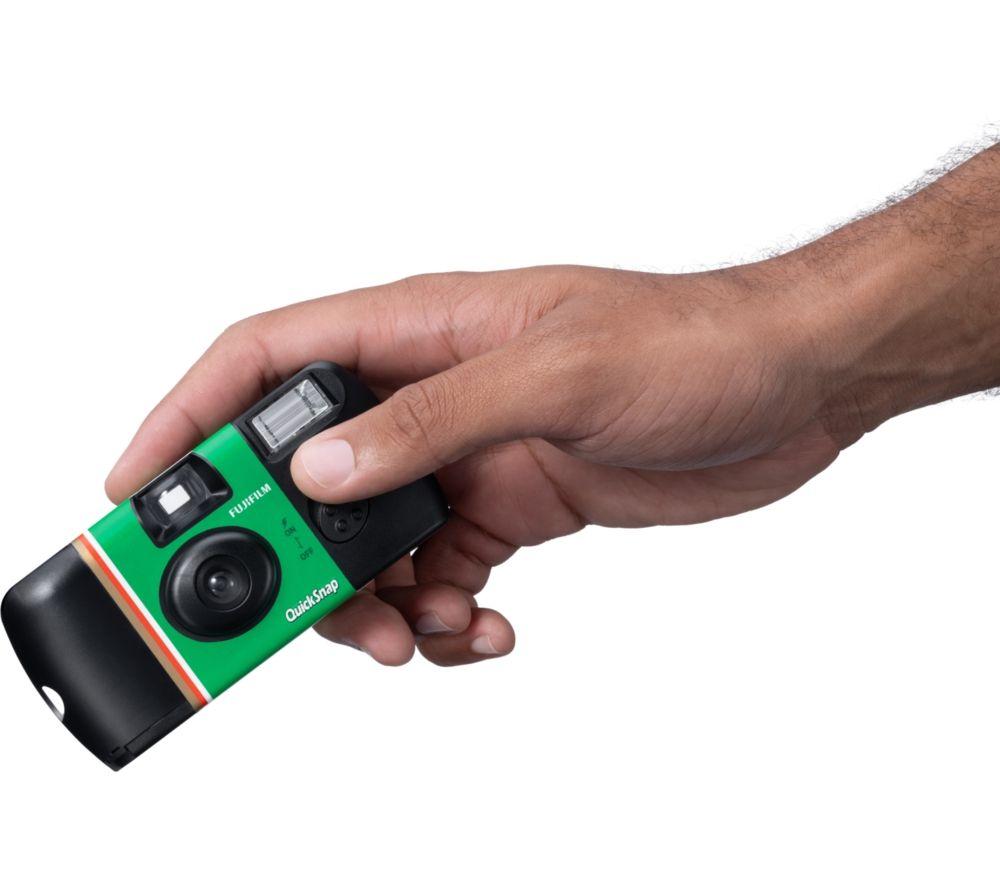INSTAX QuickSnap V400 Disposable Camera - Green & Black image number 2 of 7