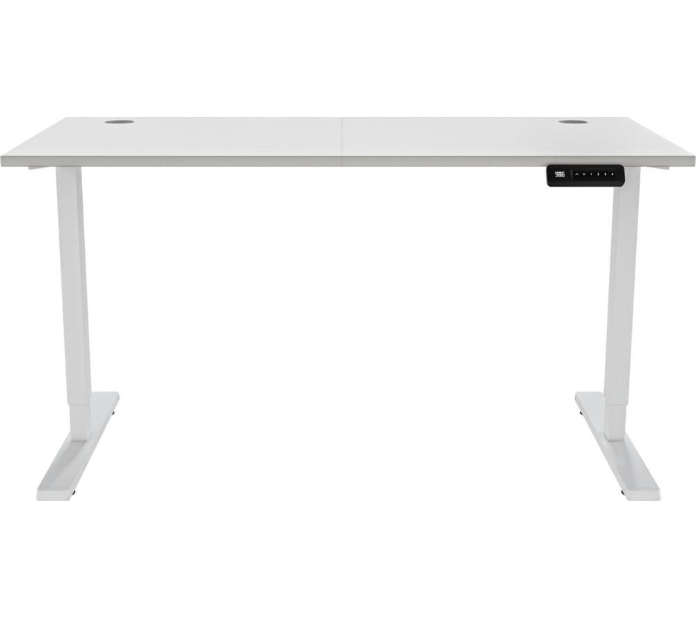 ZEN Elevate 120 Electric Standing Desk - White