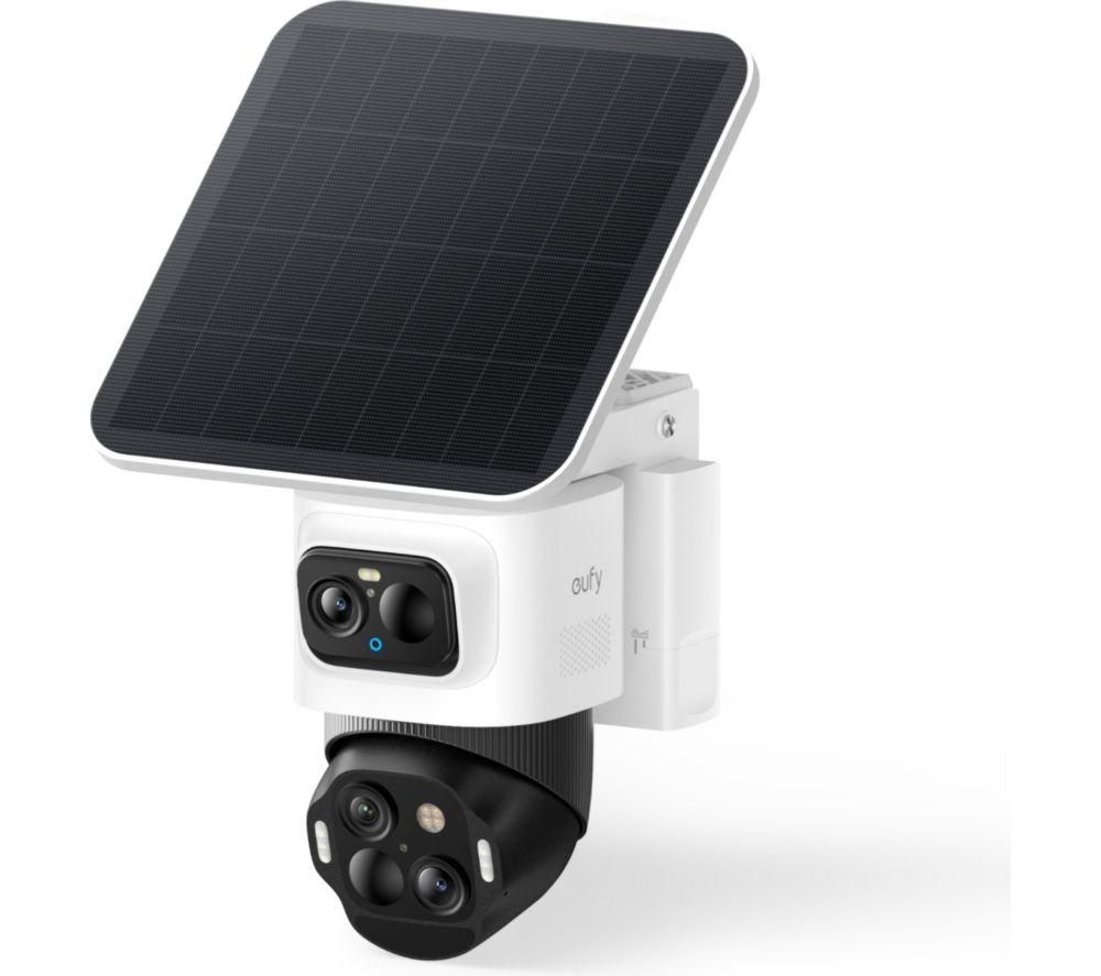 EUFY S4 4K Ultra HD WiFi Bullet-PTZ Security Camera with Solar Panel - 32 GB