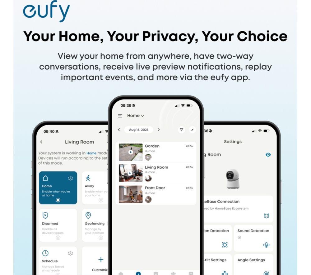 EUFY S4 4K Ultra HD WiFi Bullet-PTZ Security Camera with Solar Panel - 32 GB image number 9 of 9