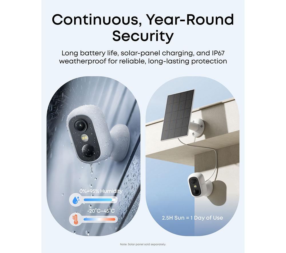 EUFY SoloCam C35 Full HD Smart WiFi CCTV Camera image number 8 of 9