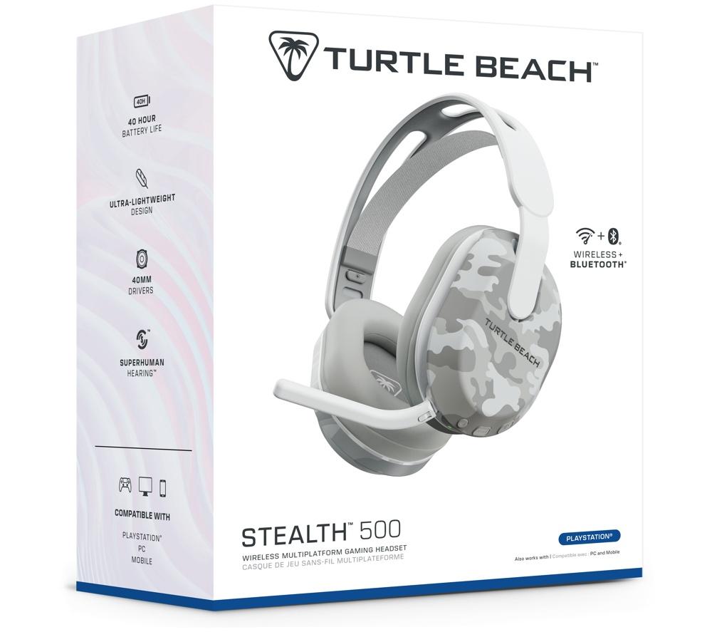TURTLE BEACH Stealth 500 PlayStation Wireless Gaming Headset - Arctic Camo image number 2 of 18