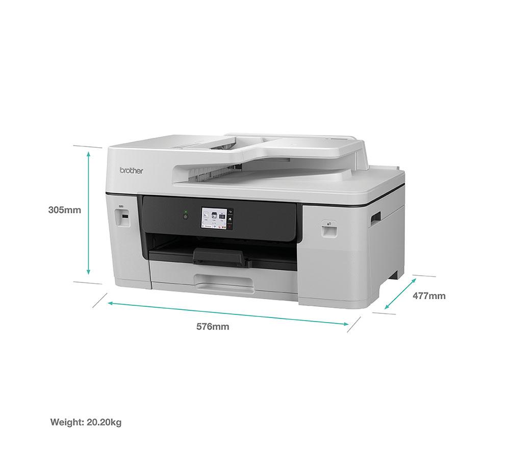 BROTHER MFCJ6960DWZU1 All-in-One Wireless A3 Inkjet Printer with Fax image number 3 of 10