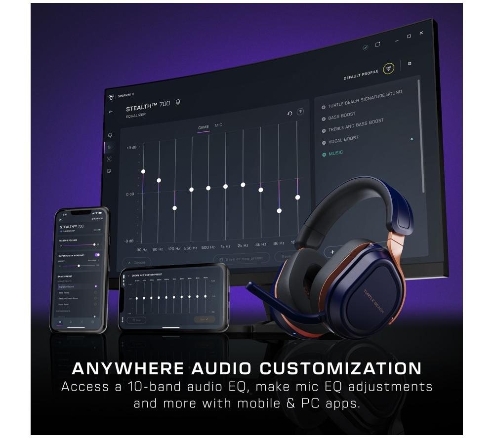 TURTLE BEACH Stealth 700 Gen 3 Xbox Wireless Gaming Headset - Cobalt Blue image number 4 of 20