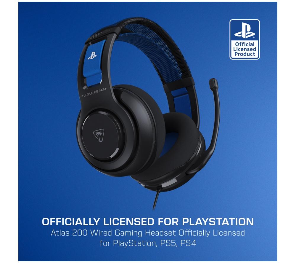 TURTLE BEACH Atlas 200 Gaming Headset for PS5 & PS4 - Black image number 3 of 18