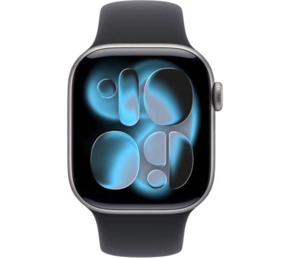 APPLE Refurbished Watch Series 11 - 42 mm Space Grey Aluminium Case with Black Sport Band, M/L (Excellent Condition) image number 2 of 10