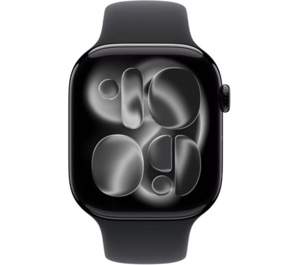 APPLE Refurbished Watch Series 11 - 46 mm Jet Black Aluminium Case with Black Sport Band, M/L (Excellent Condition) image number 2 of 5