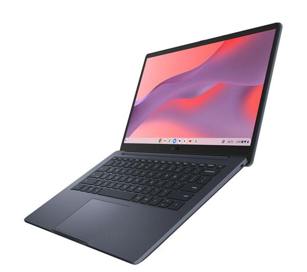 ASUS CX14 14" Refurbished Chromebook - Intel&reg; Celeron&reg;, 128 GB eMMC, Blue (Very Good Condition) image number 4 of 5