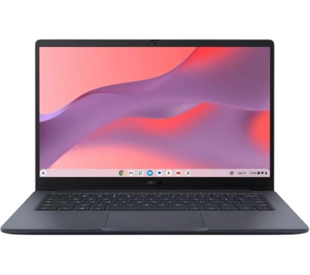 ASUS CX14 14" Refurbished Chromebook - Intel&reg; Celeron&reg;, 128 GB eMMC, Blue (Very Good Condition) image number 2 of 6
