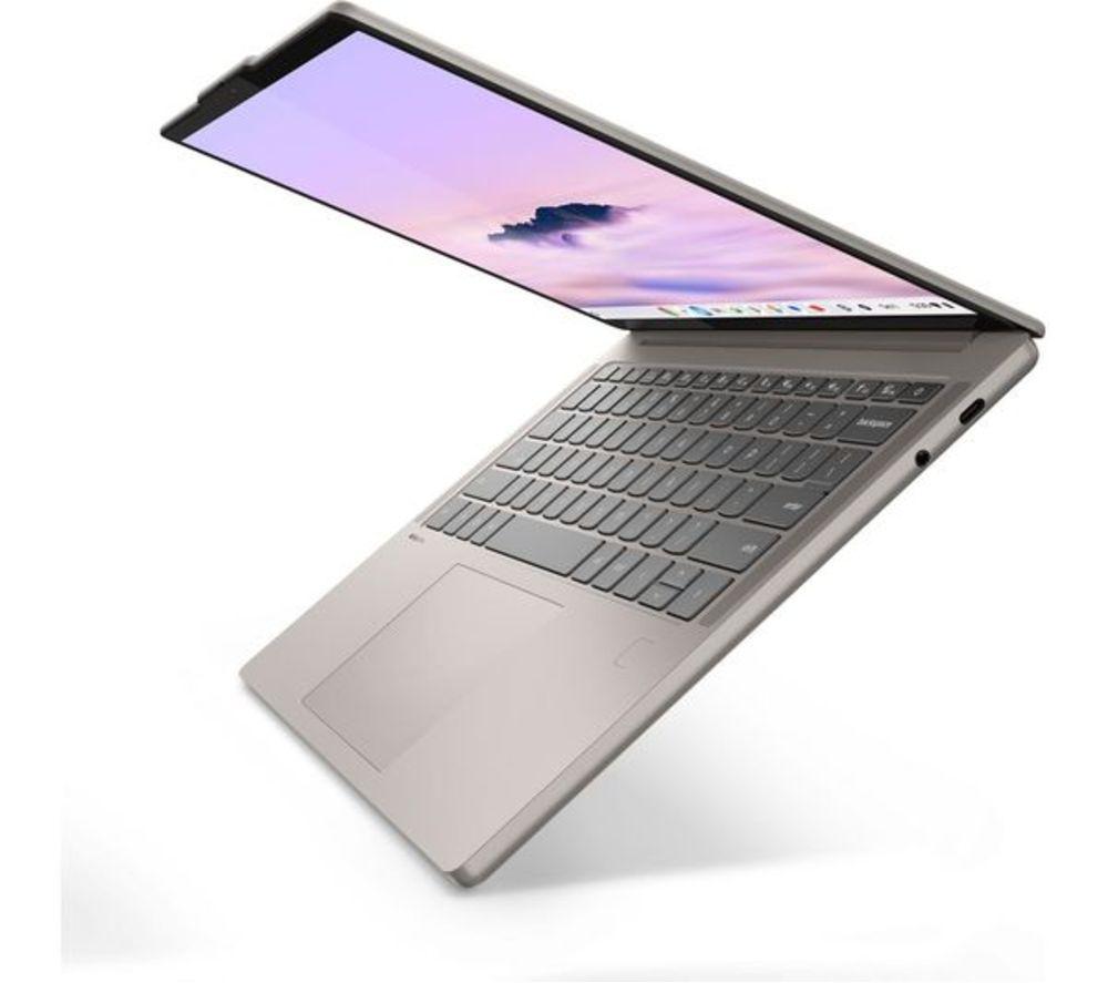 LENOVO Refurbished Chromebook Plus 14" - MediaTek Kompanio Ultra 910, 128 GB UFS, Grey (Very Good Condition) image number 3 of 4