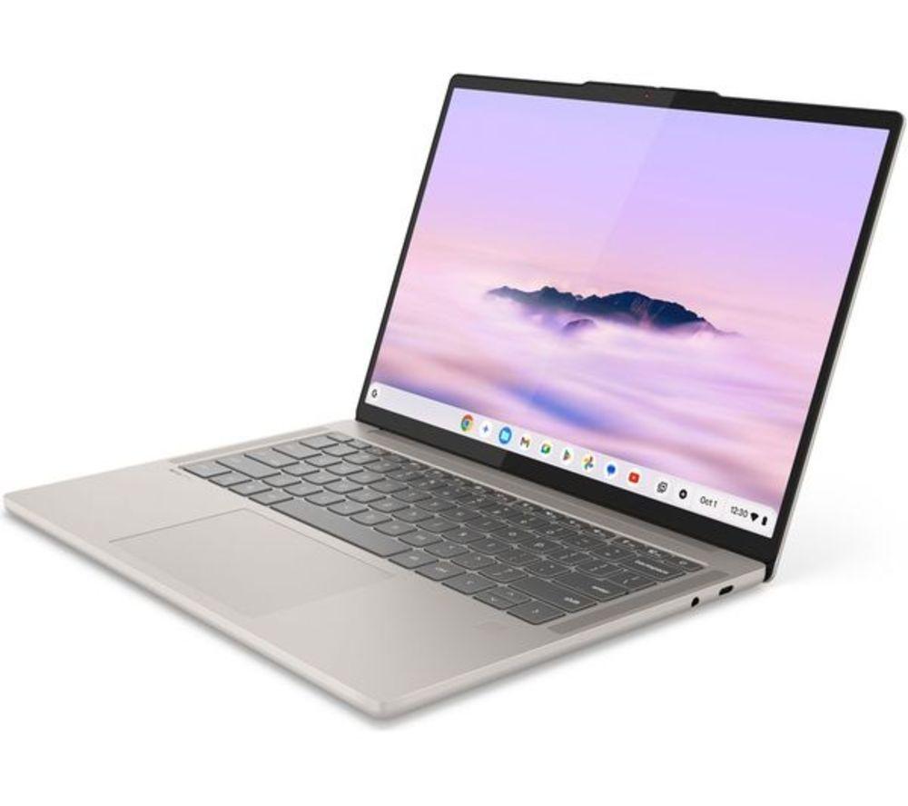LENOVO Refurbished Chromebook Plus 14" - MediaTek Kompanio Ultra 910, 128 GB UFS, Grey (Very Good Condition) image number 4 of 4