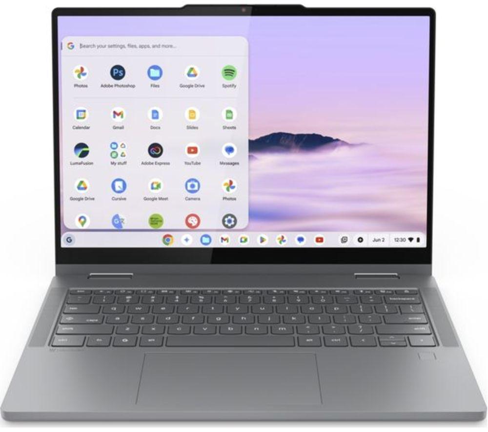 LENOVO 83LN000BUK 14" 2 in 1 Refurbished Chromebook Plus - Intel&reg; Core&trade; 3 N355, 128 GB UFS, Grey (Very Good Condition) image number 5 of 5