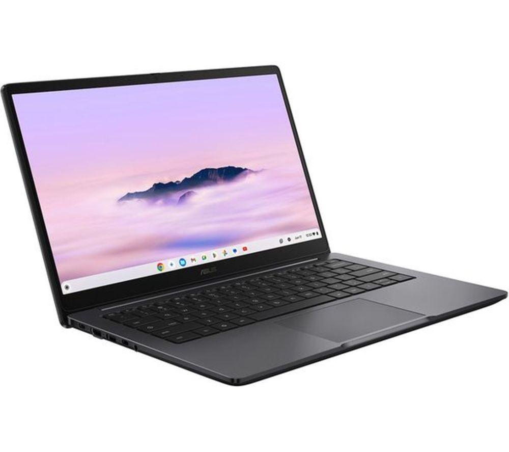 ASUS Refurbished Chromebook Plus CX14 14"- Intel&reg; Core&trade; 3, 128 GB eMMC, Grey (Excellent Condition) image number 3 of 4