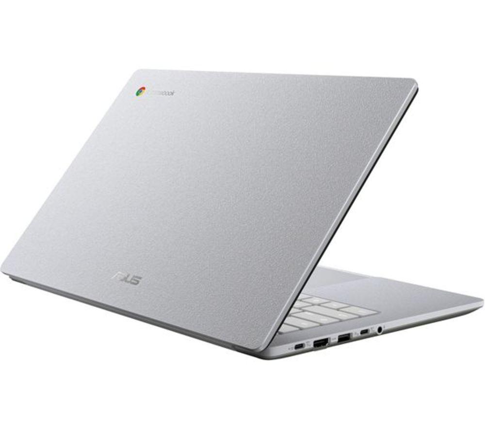 ASUS CX14 14" Refurbished Chromebook - Intel&reg; Celeron&reg;, 64 GB eMMC, Grey (Very Good Condition) image number 2 of 8