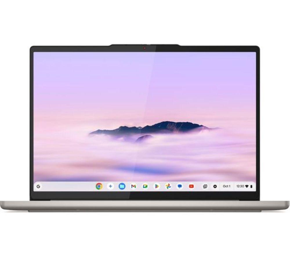 LENOVO Refurbished Chromebook Plus 14" - MediaTek Kompanio Ultra 910, 256 GB UFS, Grey (Very Good Condition) image number 2 of 27