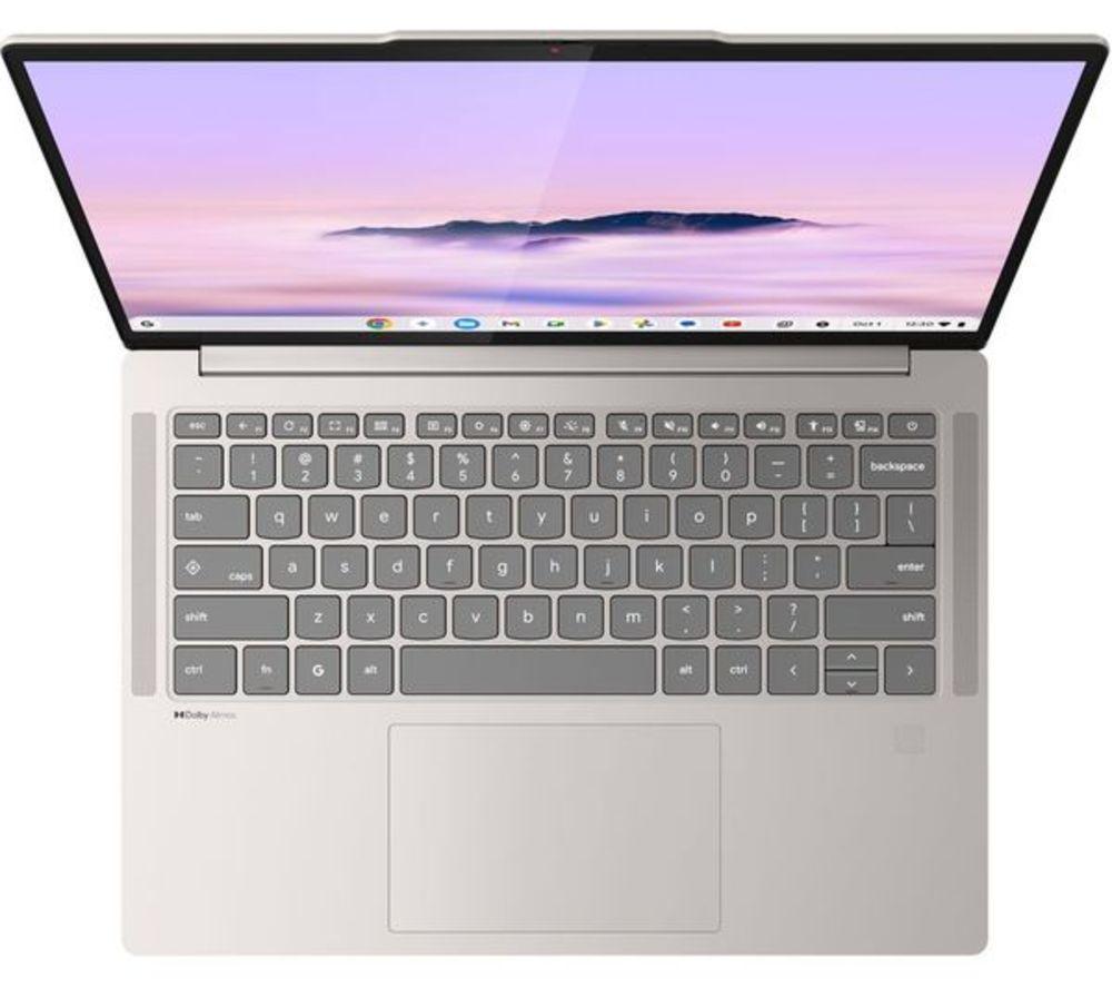 LENOVO Refurbished Chromebook Plus 14" - MediaTek Kompanio Ultra 910, 256 GB UFS, Grey (Very Good Condition) image number 3 of 27