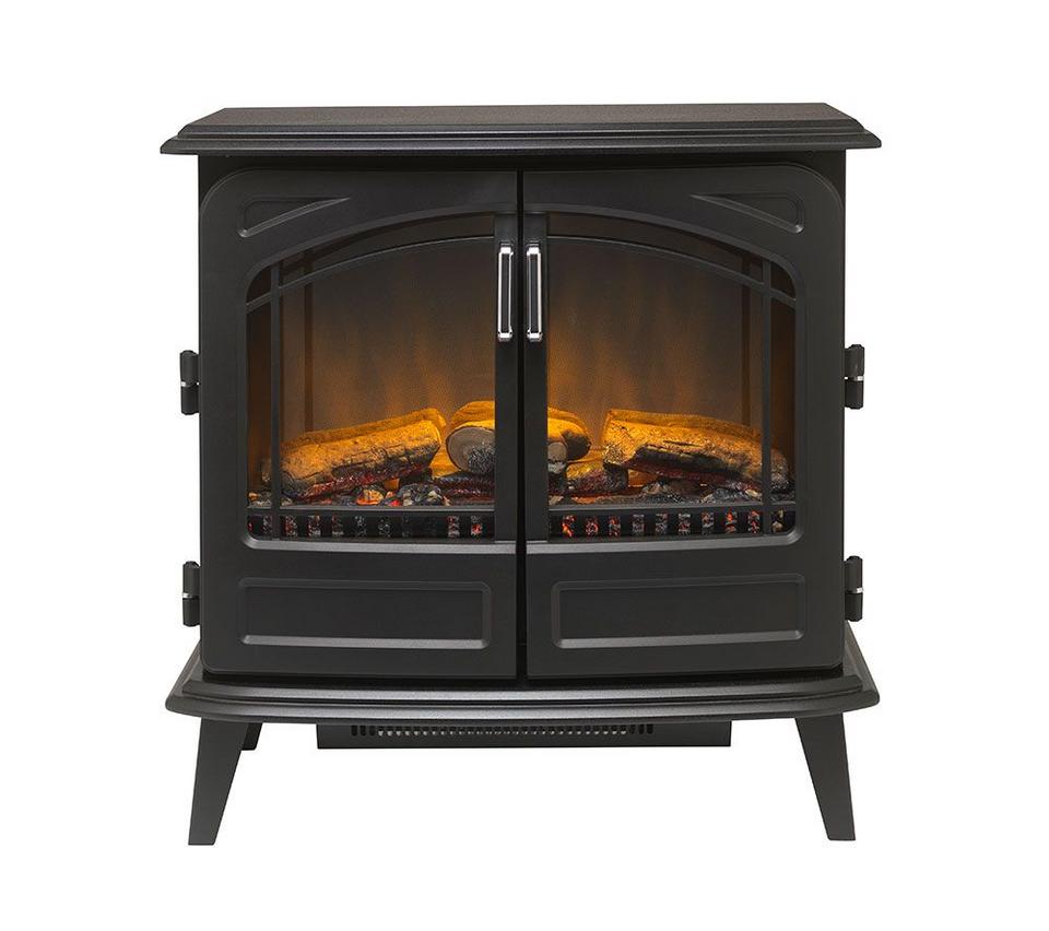 DIMPLEX Cassia Optiflame 2 kW Electric Stove Fire - Matte Black