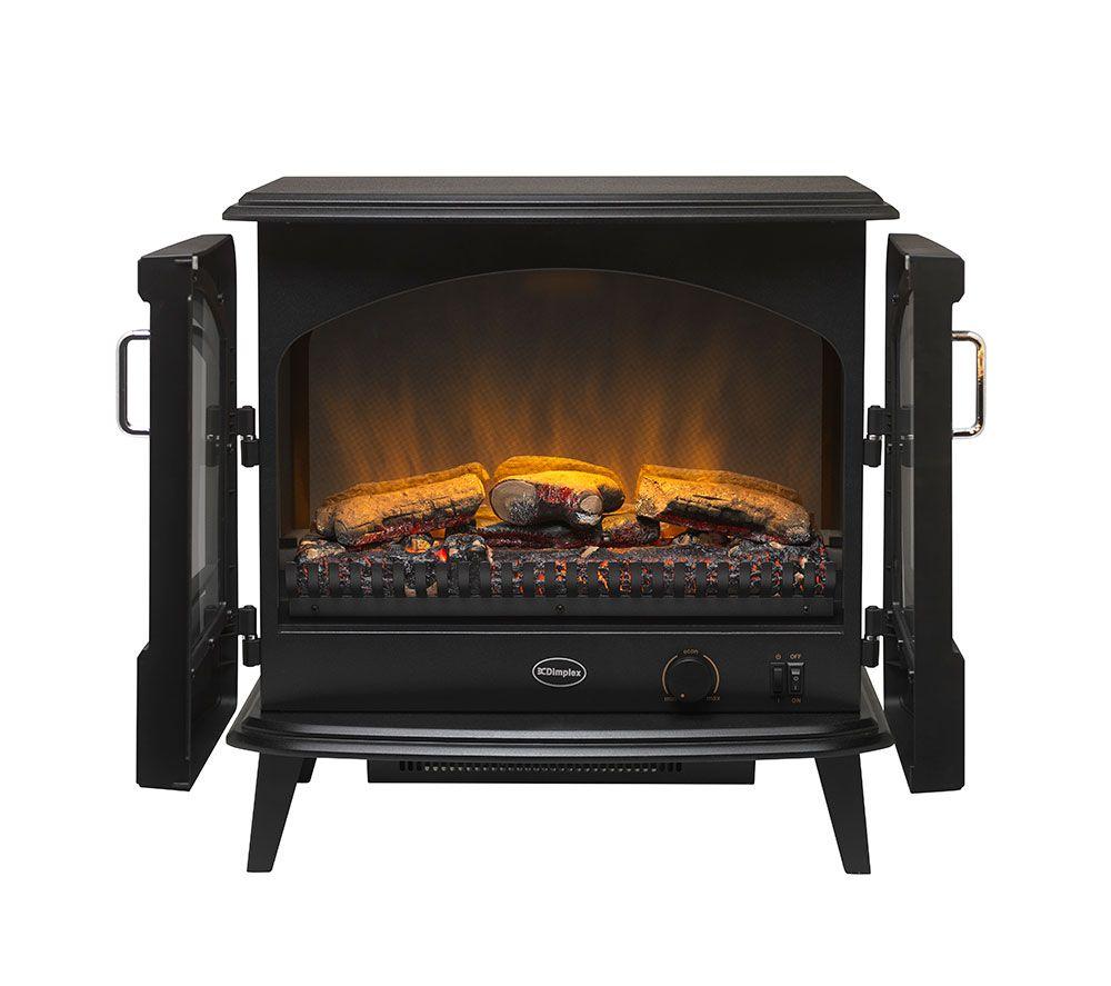 DIMPLEX Cassia RTOFSTV20 Optiflame Electric Stove Fireplace - Matte Black image number 9 of 10