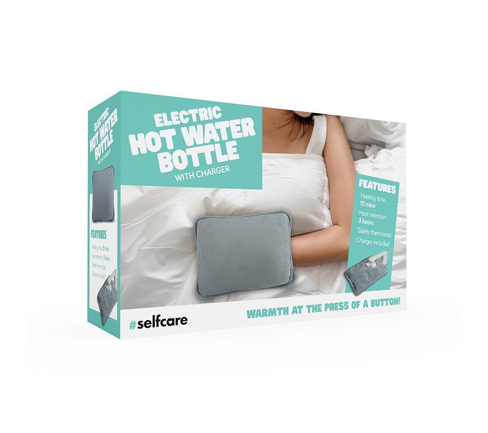 WELLBEING Electric Hot Water Bottle & Charger - Grey image number 2 of 7