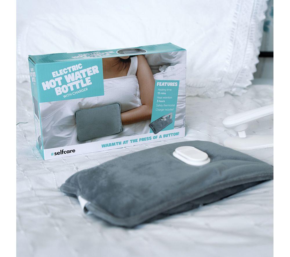 WELLBEING Electric Hot Water Bottle & Charger - Grey image number 4 of 7