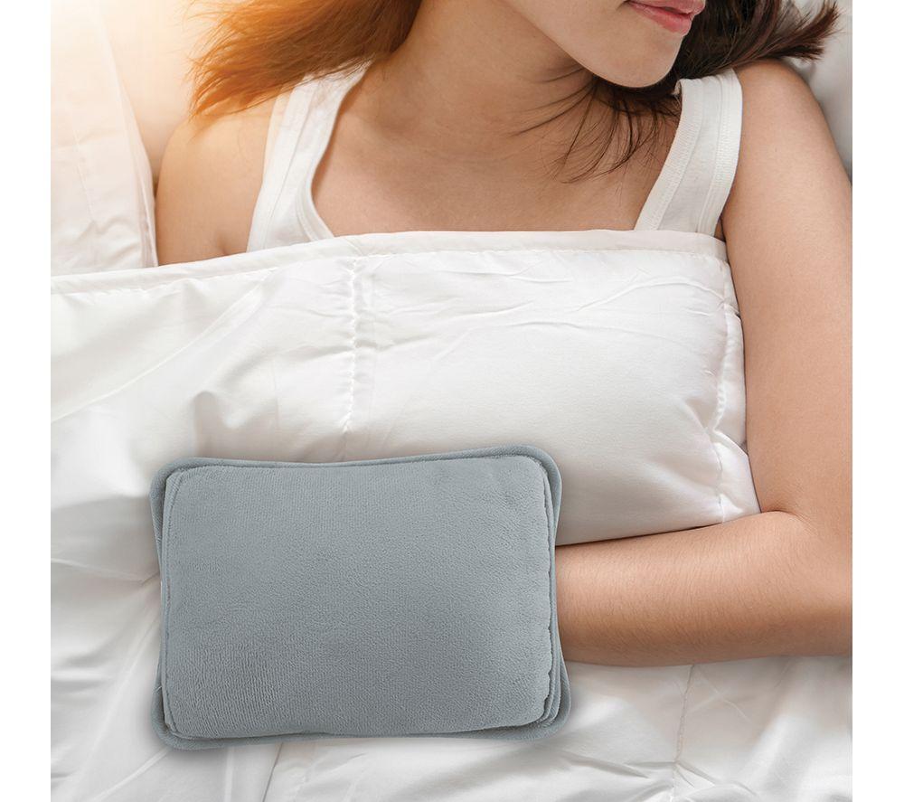 WELLBEING Electric Hot Water Bottle & Charger - Grey image number 7 of 7