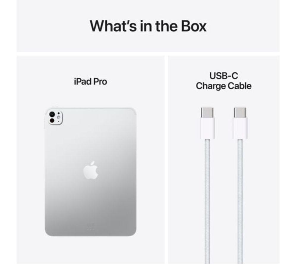 APPLE 11" Refurbished iPad Pro (2025) - 256 GB, Silver (Excellent Condition) image number 5 of 5
