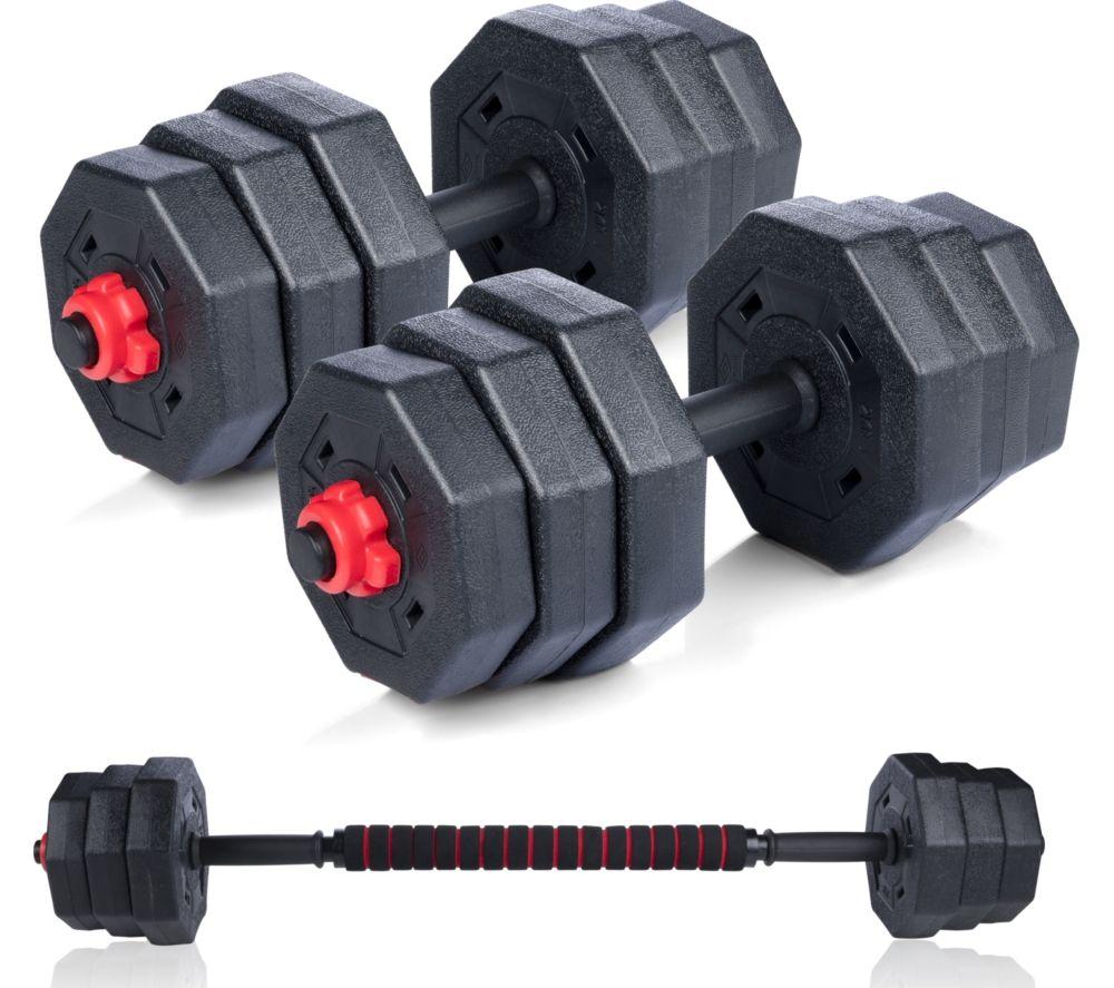 UMBRO 19-Piece Dumbbell Set - Black