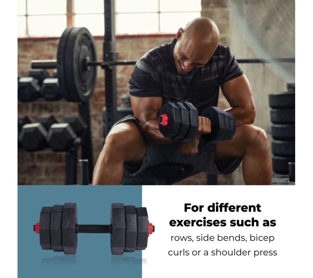 UMBRO 19-Piece Dumbbell Set - Black image number 5 of 5