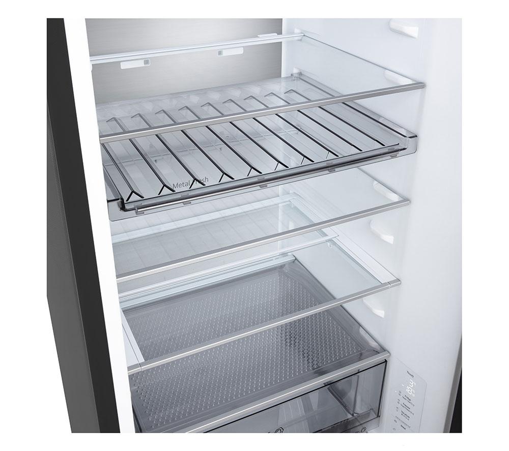 LG Fit & Max GBBS524AEV 60/40 Fridge Freezer - Essence Black Steel image number 13 of 20