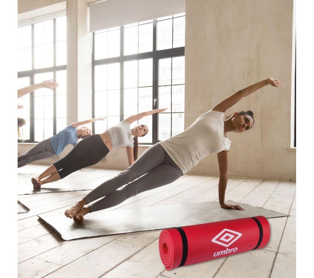 UMBRO Yoga & Fitness Mat - 190 cm, Red image number 3 of 4