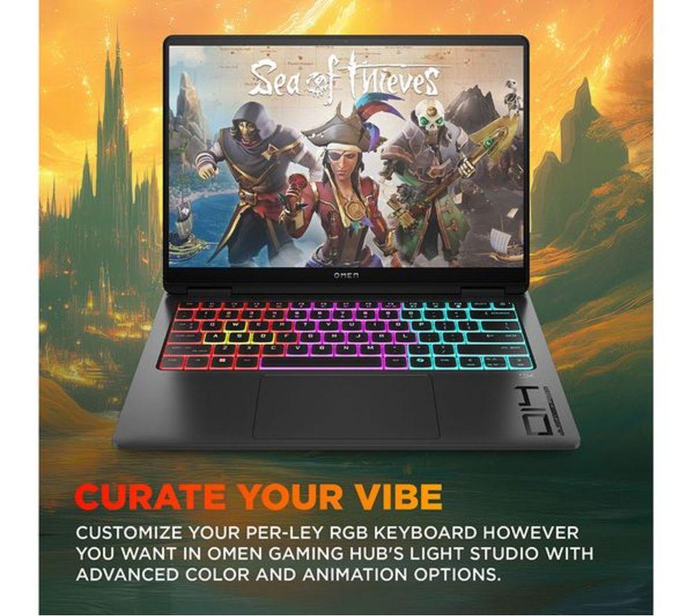 HP OMEN Transcend 14-fb1509na 14" Refurbished Gaming Laptop - Intel&reg; Core&trade; Ultra 9, RTX 5070, 1 TB SSD (Excellent Condition) image number 10 of 24