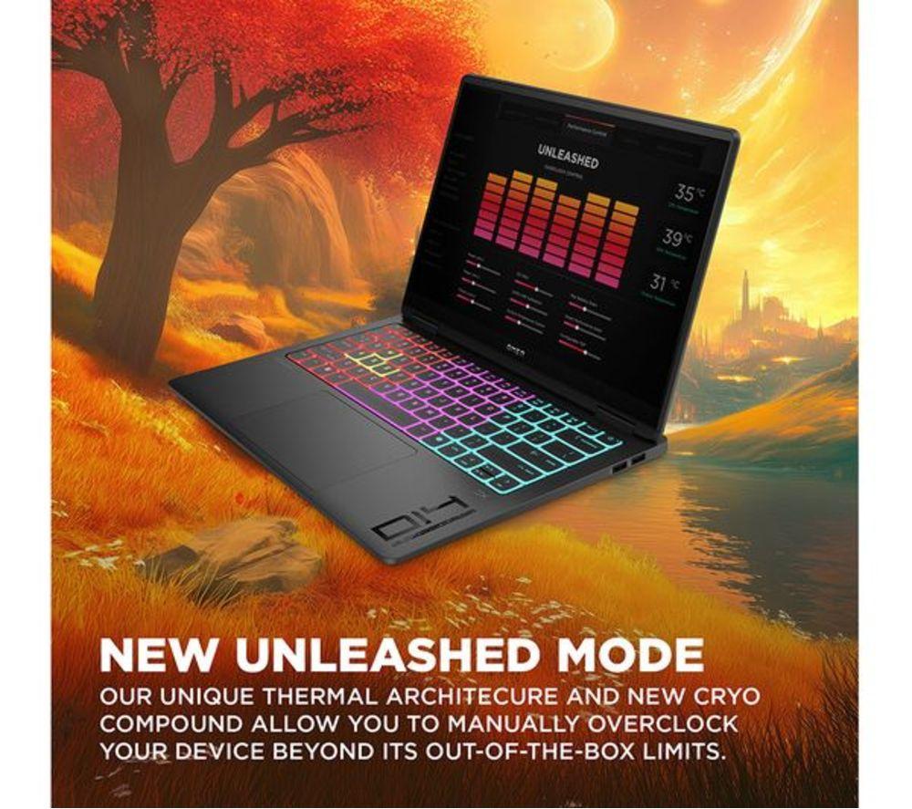 HP OMEN Transcend 14-fb1509na 14" Refurbished Gaming Laptop - Intel&reg; Core&trade; Ultra 9, RTX 5070, 1 TB SSD (Excellent Condition) image number 11 of 24