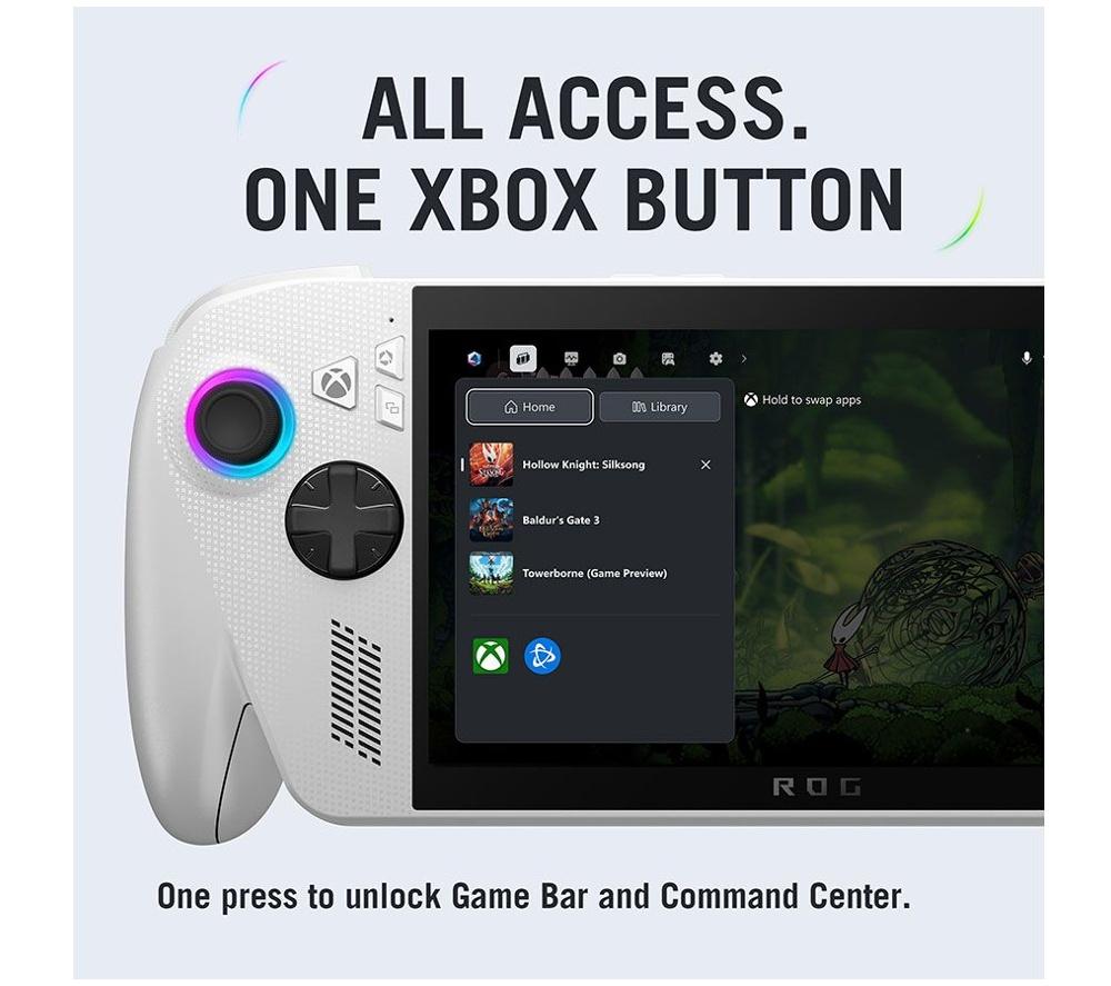 ASUS ROG Xbox Ally Handheld Refurbished Gaming Console - AMD Ryzen Z2 A, 512 GB SSD (Excellent Condition) image number 18 of 20