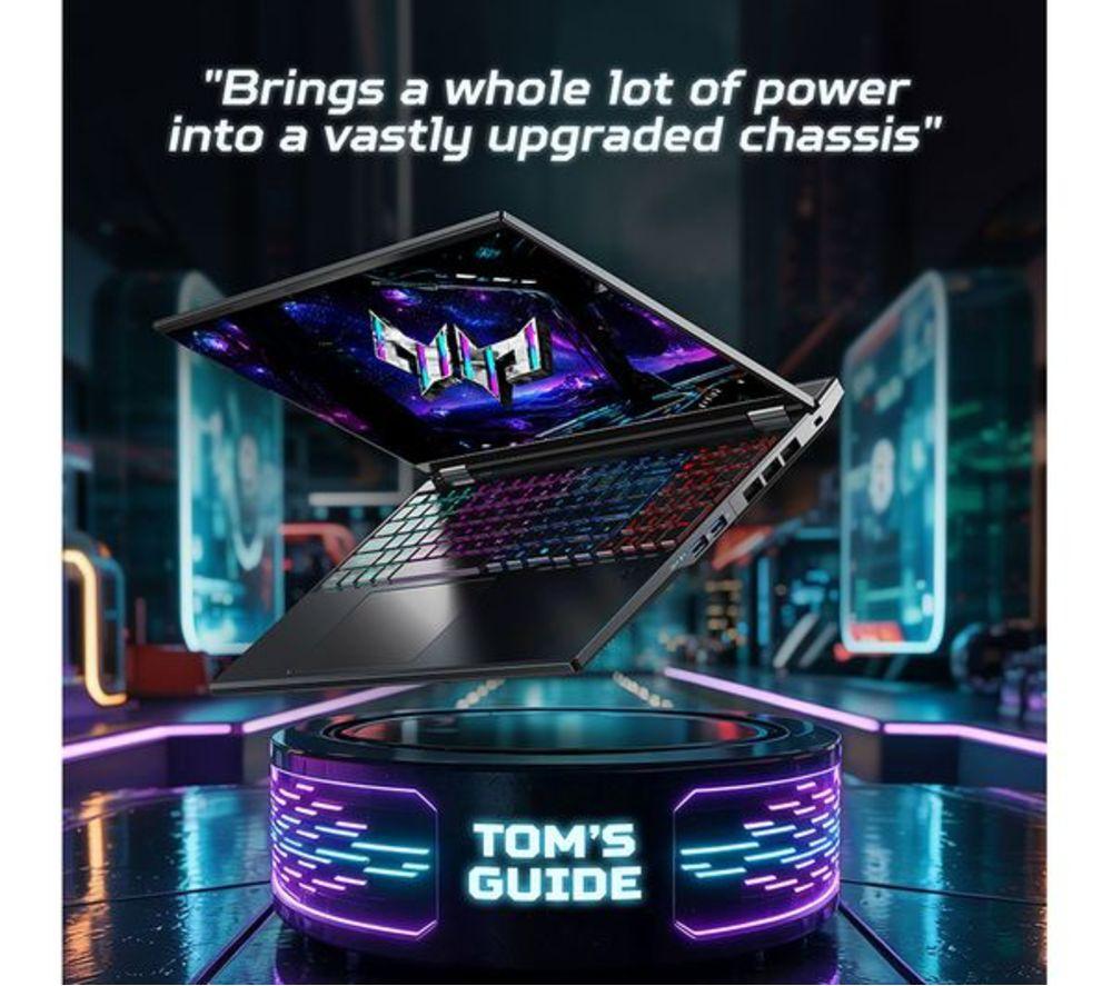 ACER Predator Helios Neo 16 AI 16" Refurbished Gaming Laptop - Intel&reg; Core&trade; Ultra 9, RTX 5070, 1 TB SSD (Very Good Condition) image number 4 of 7