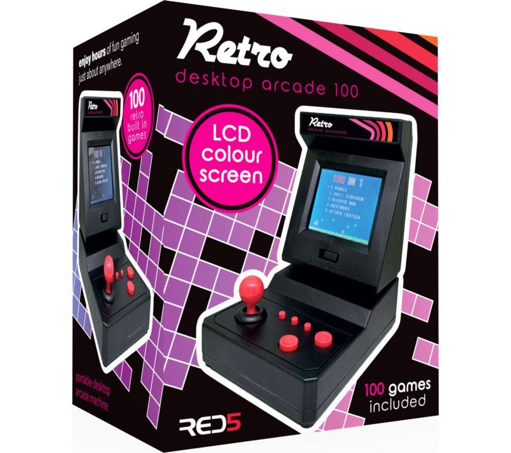 RED5 Retro Desktop Arcade 100 - Black image number 2 of 4