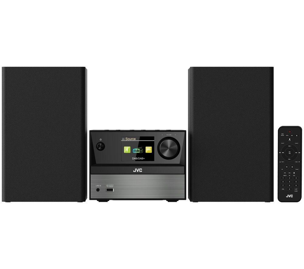 JVC UX-D225B Bluetooth Traditional Hi-Fi System - Gun Metal image number 2 of 5