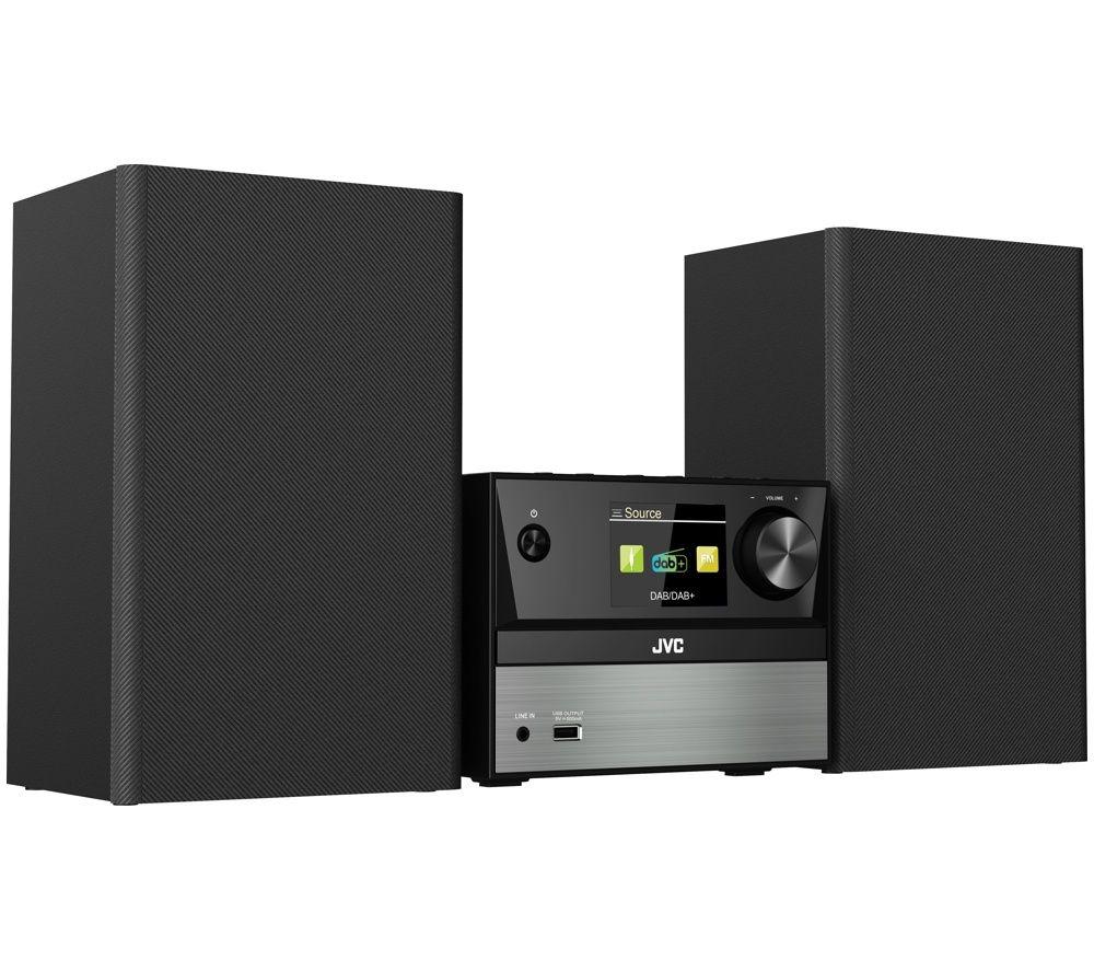 JVC UX-D225B Bluetooth Traditional Hi-Fi System - Gun Metal image number 3 of 5
