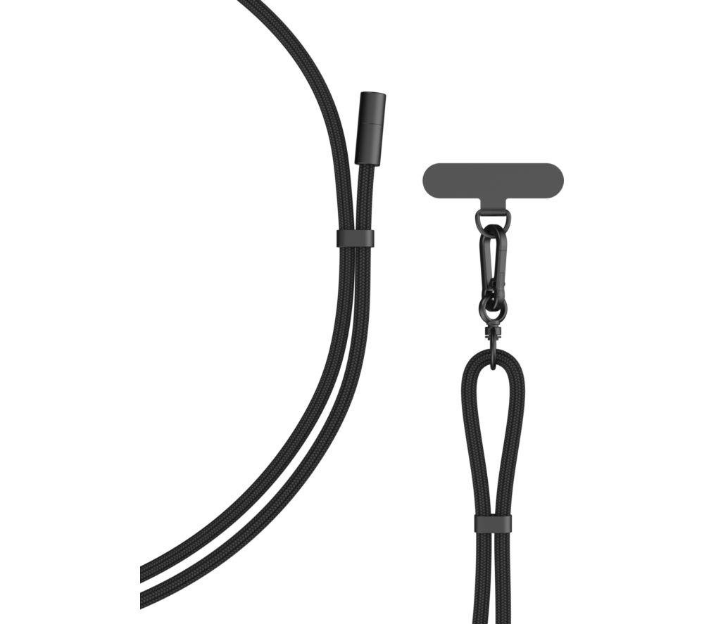 GOJI GCCLYBK26 2-in-1 USB Type-C Cable Crossbody Phone Lanyard - Black image number 4 of 10