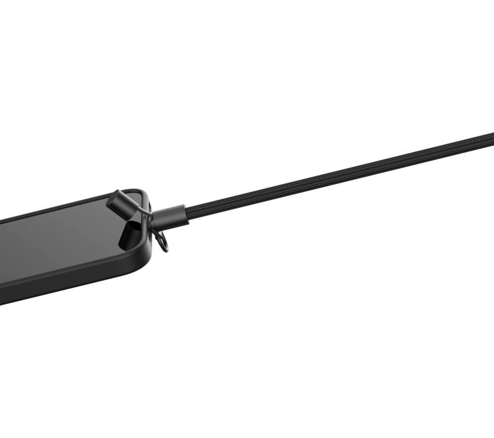 GOJI GCCLYBK26 2-in-1 USB Type-C Cable Crossbody Phone Lanyard - Black image number 7 of 10