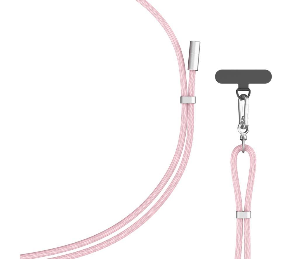 GOJI GCCLYPK26 2-in-1 USB Type-C Cable Crossbody Phone Lanyard - Pink image number 2 of 10
