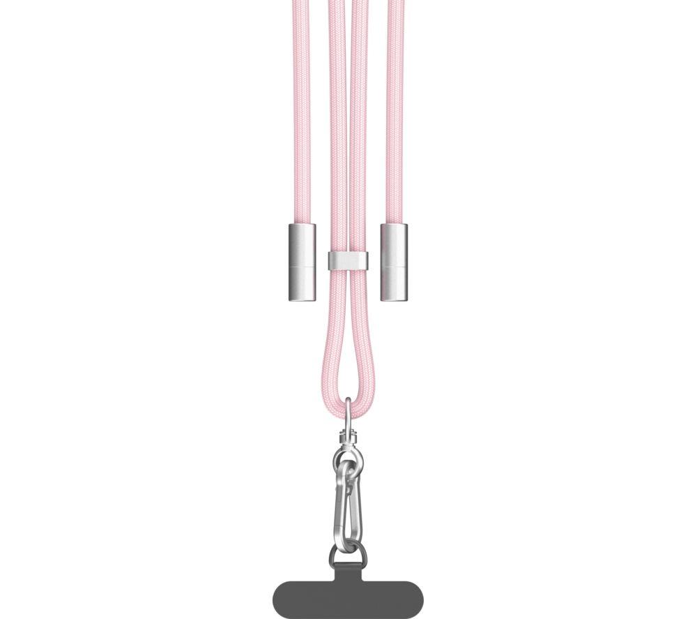 GOJI GCCLYPK26 2-in-1 USB Type-C Cable Crossbody Phone Lanyard - Pink image number 5 of 10