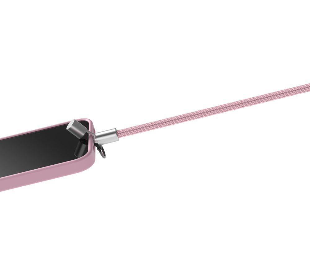 GOJI GCCLYPK26 2-in-1 USB Type-C Cable Crossbody Phone Lanyard - Pink image number 7 of 10