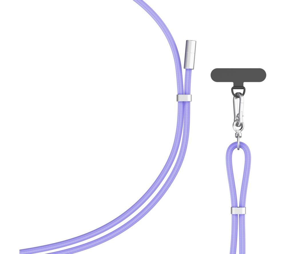 GOJI GCCLYPP26 2-in-1 USB Type-C Cable Crossbody Phone Lanyard - Purple image number 2 of 10