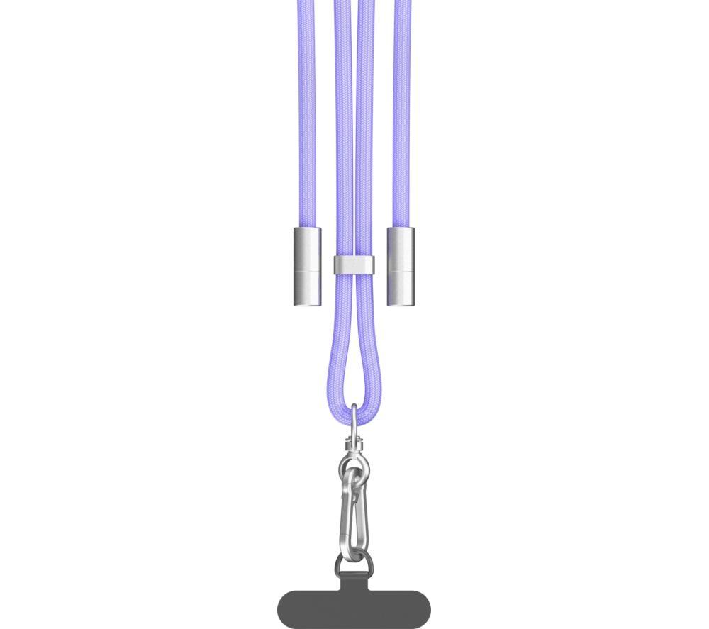 GOJI GCCLYPP26 2-in-1 USB Type-C Cable Crossbody Phone Lanyard - Purple image number 4 of 10